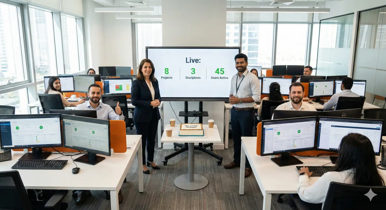 Consultant team going live with Arkan across all projects