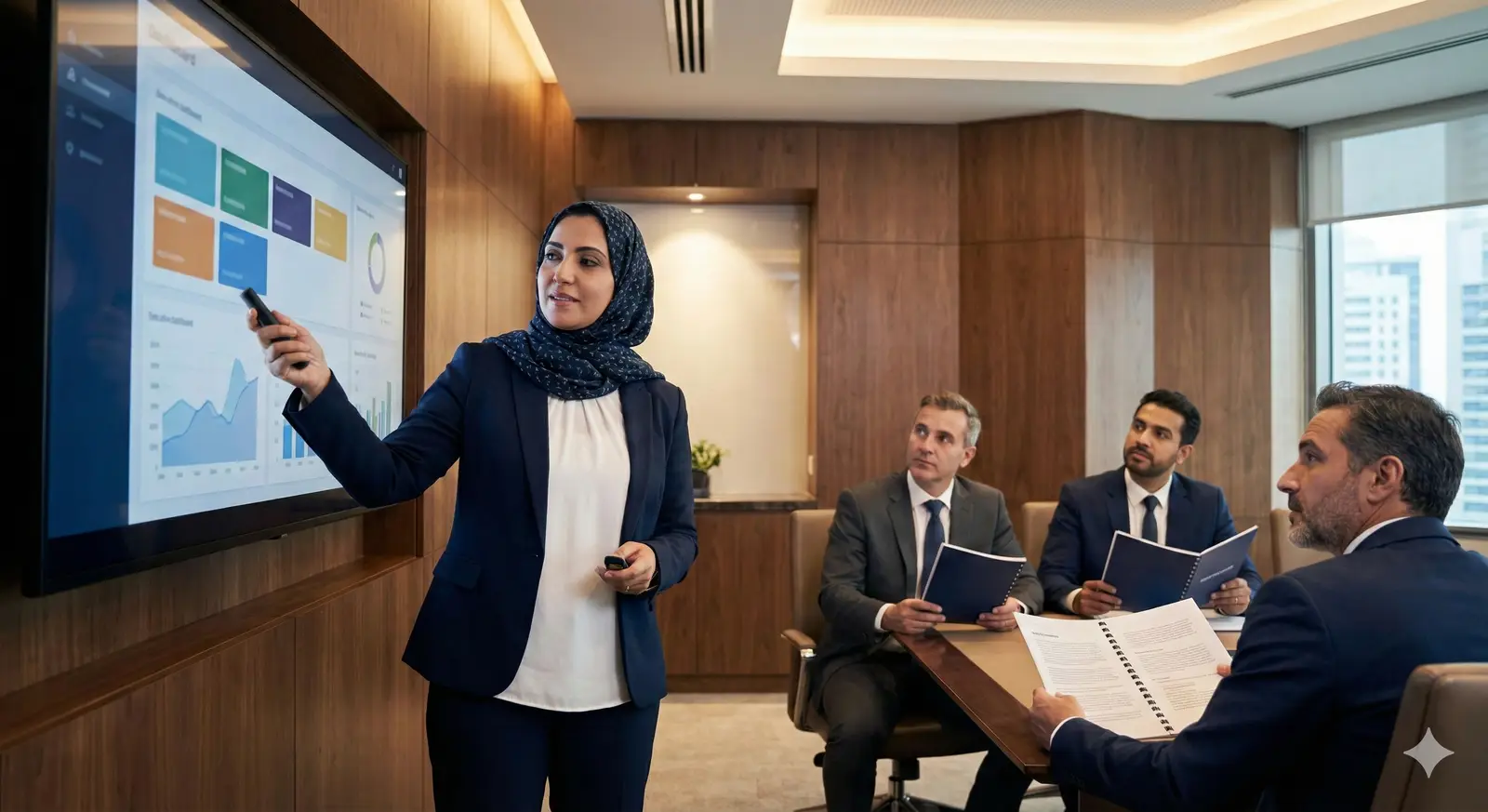 Executive board reports generated automatically from Arkan