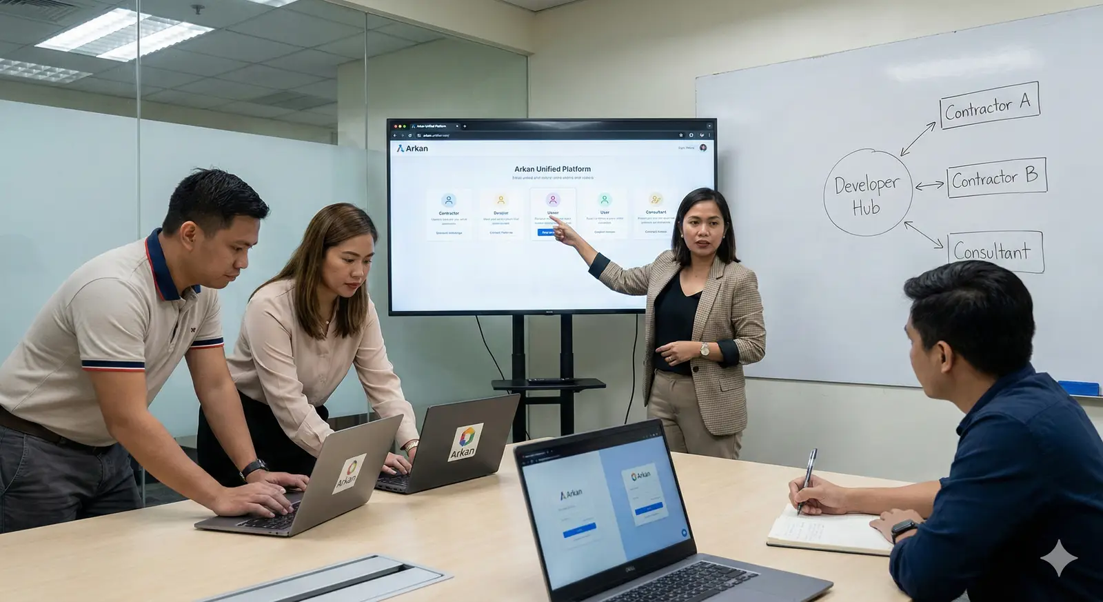 Onboarding contractors and consultants to Arkan platform