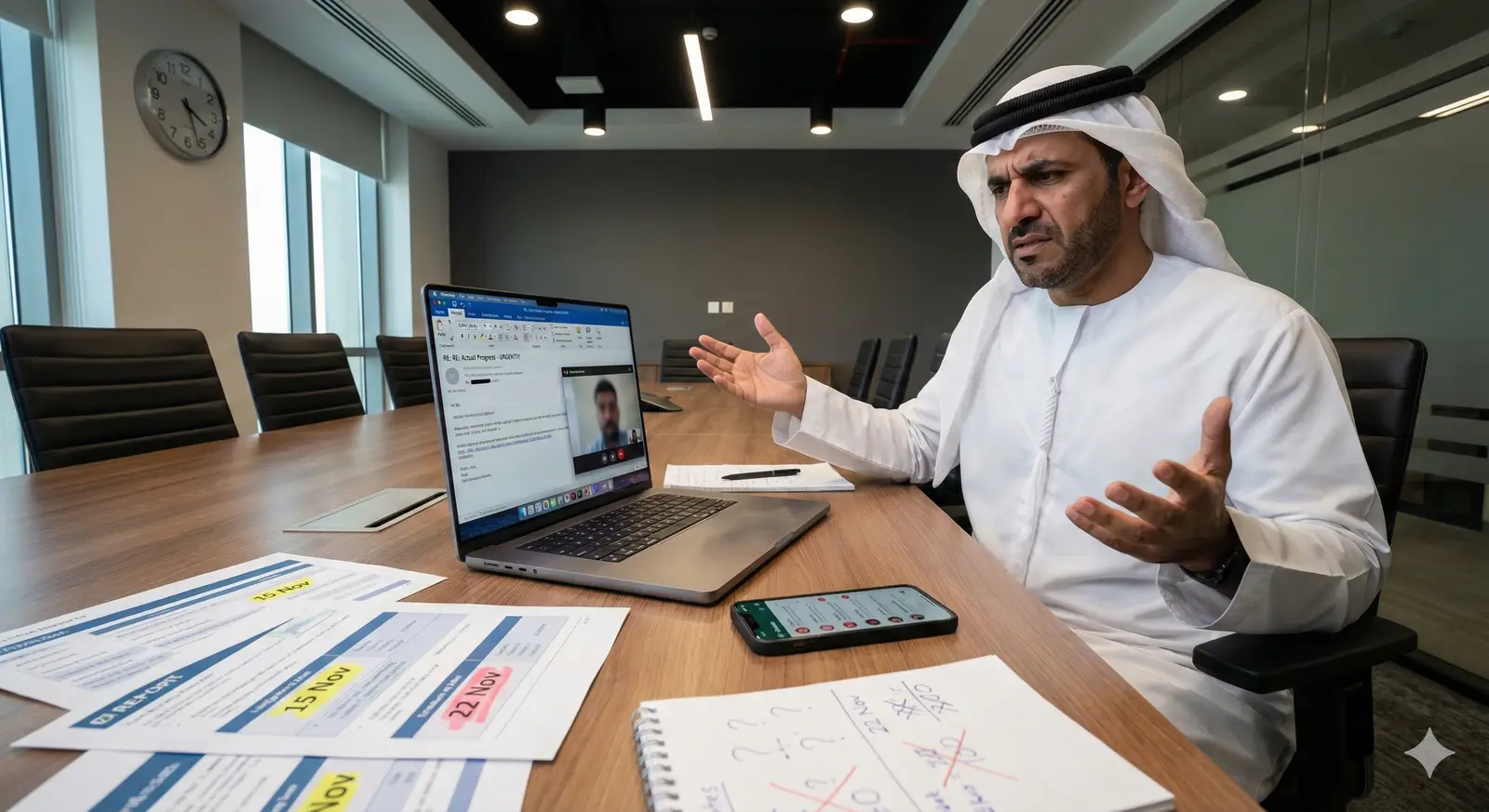 Executive unable to get accurate status of construction portfolio