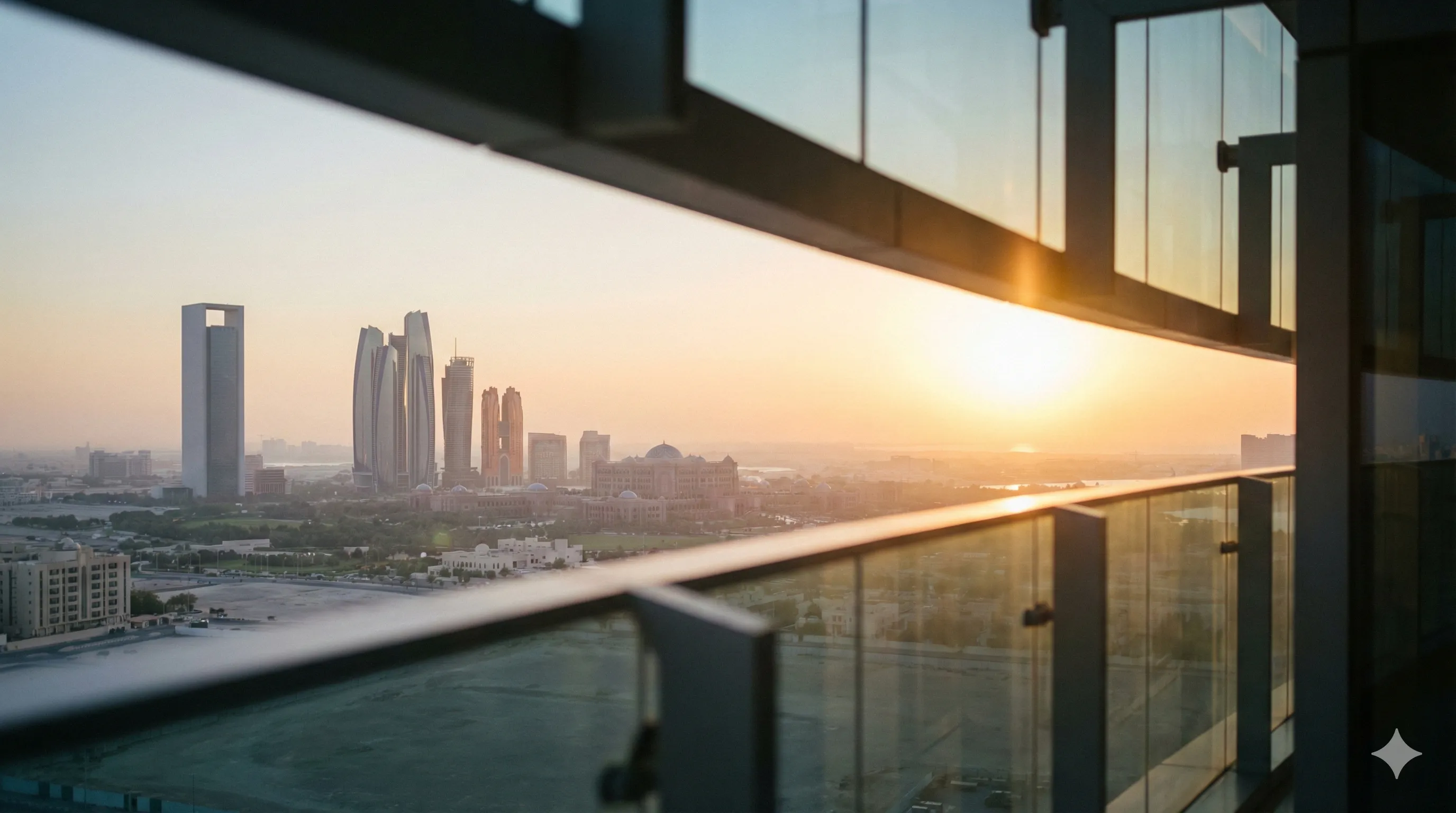 Modern government infrastructure project at completion