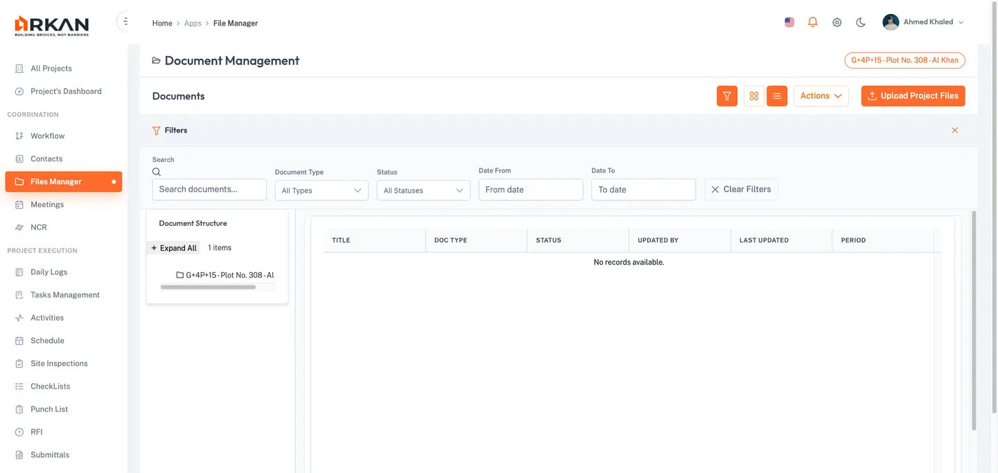 Folder Tree Navigation